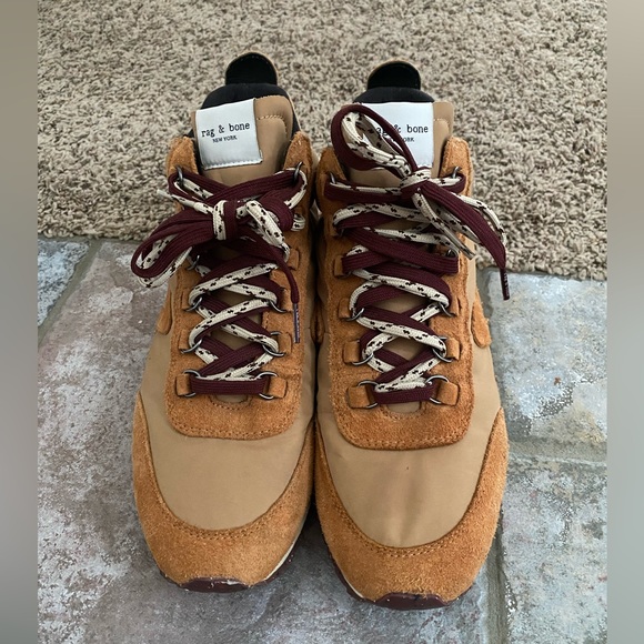 RAG & BONE : Suede & Recycled Shell Sneakers : 41 - Picture 2 of 8